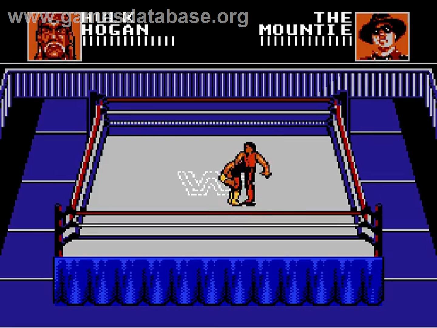 Wwf Wrestlemania - Steel Cage Challenge - Nintendo NES - Artwork - In Game