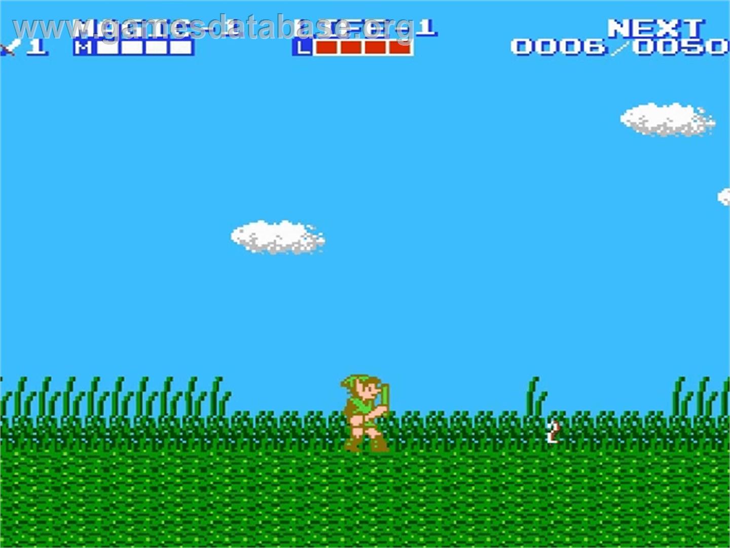 Zelda II: The Adventure of Link - Nintendo NES - Artwork - In Game