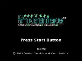 Title screen of Action 53 Volume 1 on the Nintendo NES.