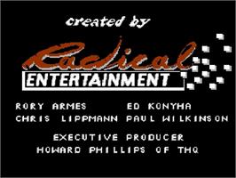 Title screen of Adventures Of Rocky And Bullwinkle And Friends, The on the Nintendo NES.