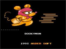 Title screen of Asder - 20 in 1 on the Nintendo NES.