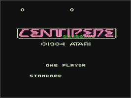 Title screen of Centipede on the Nintendo NES.