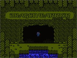 Title screen of Dragon Warrior 2 on the Nintendo NES.