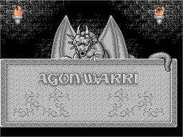 Title screen of Dragon Warrior 3 on the Nintendo NES.
