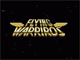 Title screen of Flying Warriors on the Nintendo NES.