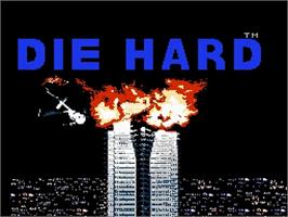 Title screen of Hard, Die on the Nintendo NES.