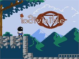 Title screen of Indivisible on the Nintendo NES.