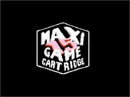 Title screen of Maxi 15 on the Nintendo NES.