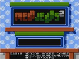 Title screen of Melo Jellos 2 on the Nintendo NES.