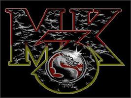 Title screen of Mortal Kombat 3 on the Nintendo NES.