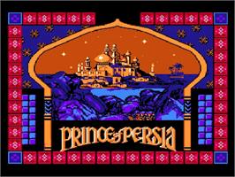Title screen of Prince Of Persia on the Nintendo NES.