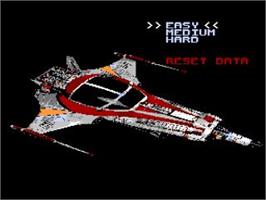 Title screen of Solaris on the Nintendo NES.