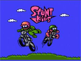 Title screen of Stunt Kids on the Nintendo NES.