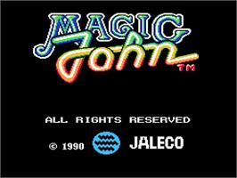 Title screen of Totally Rad on the Nintendo NES.