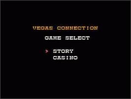 Title screen of Vegas Connection - Casino Kara Ai O Komete on the Nintendo NES.