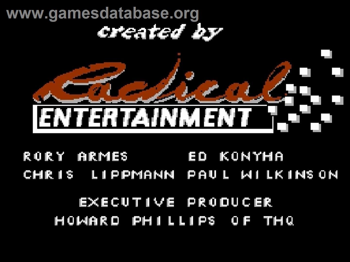 Adventures Of Rocky And Bullwinkle And Friends, The - Nintendo NES - Artwork - Title Screen