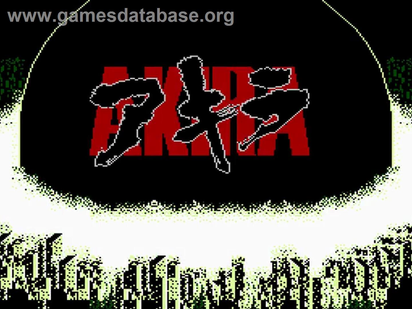 Akira - Nintendo NES - Artwork - Title Screen