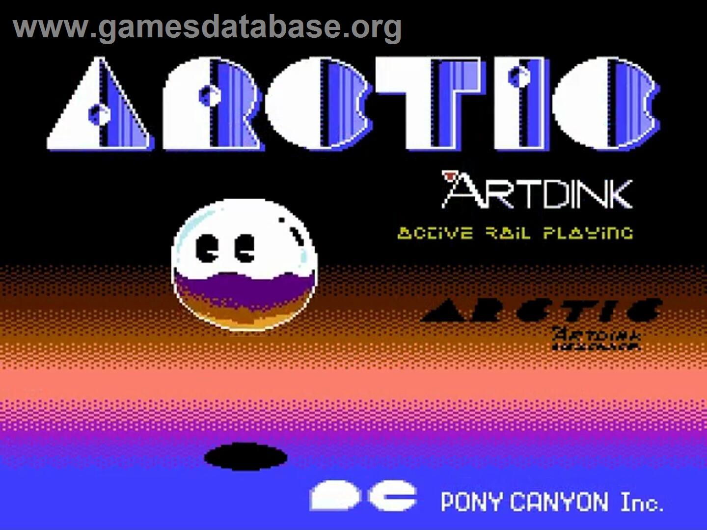 Arctic - Nintendo NES - Artwork - Title Screen
