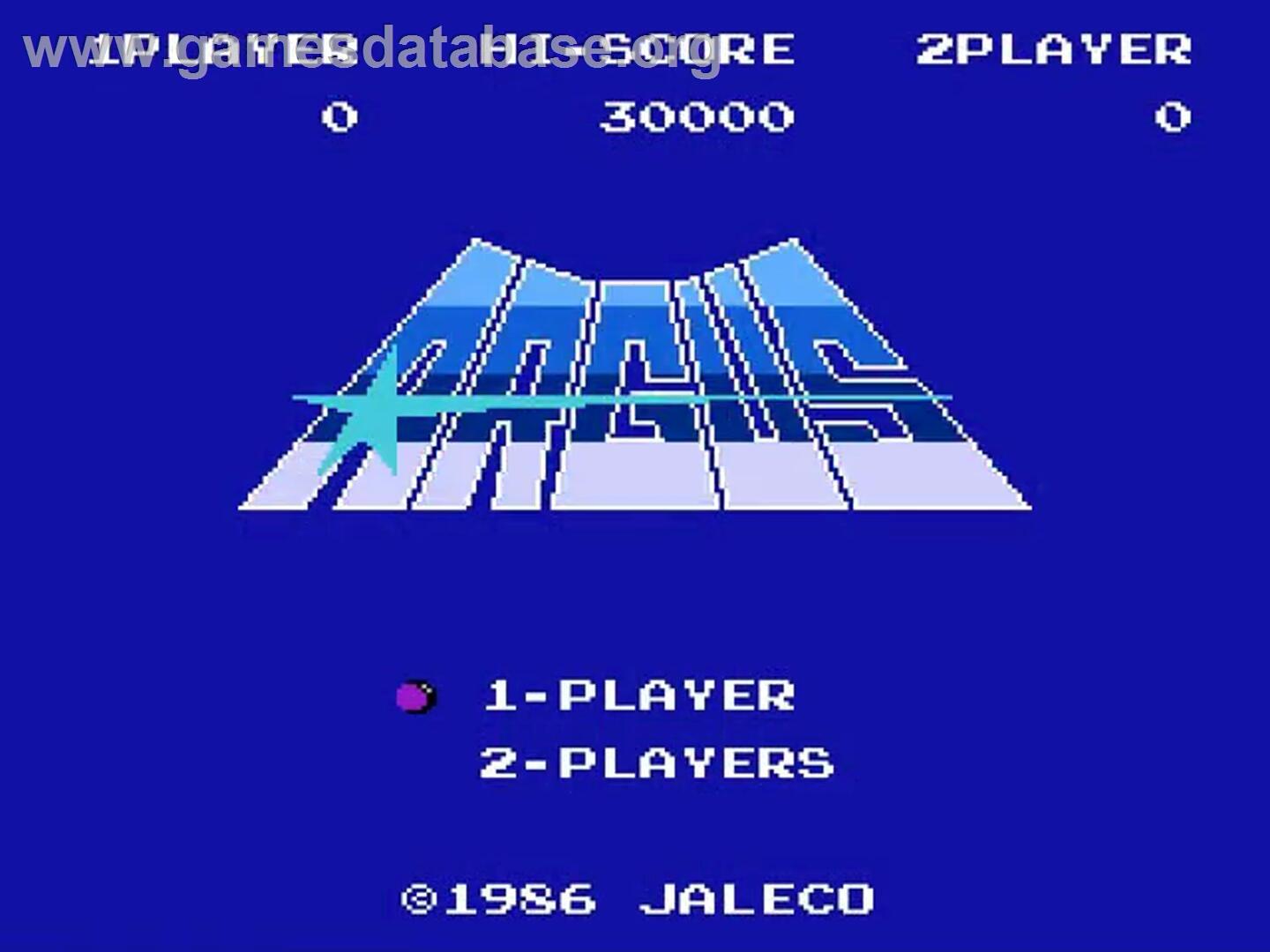 Argus - Nintendo NES - Artwork - Title Screen
