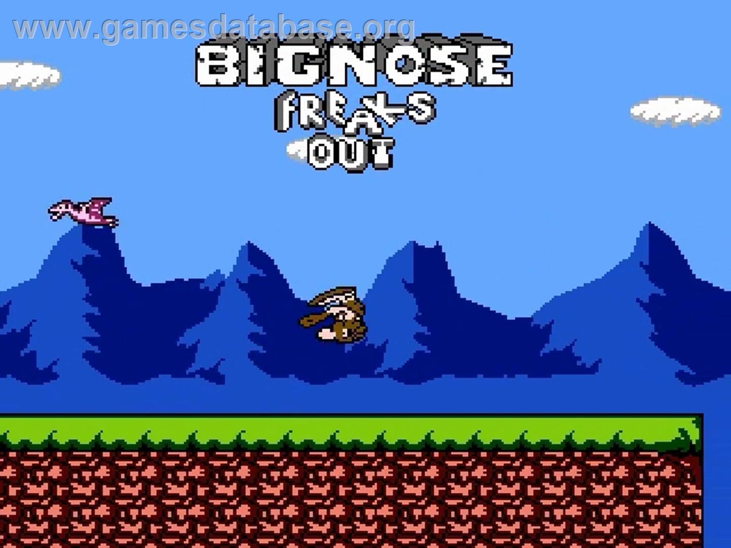 Big Nose Freaks Out - Nintendo NES - Artwork - Title Screen