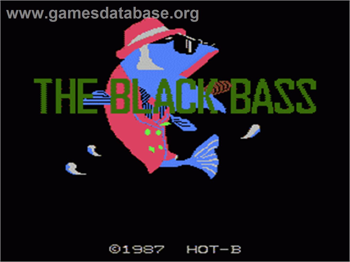 Black Bass - Nintendo NES - Artwork - Title Screen