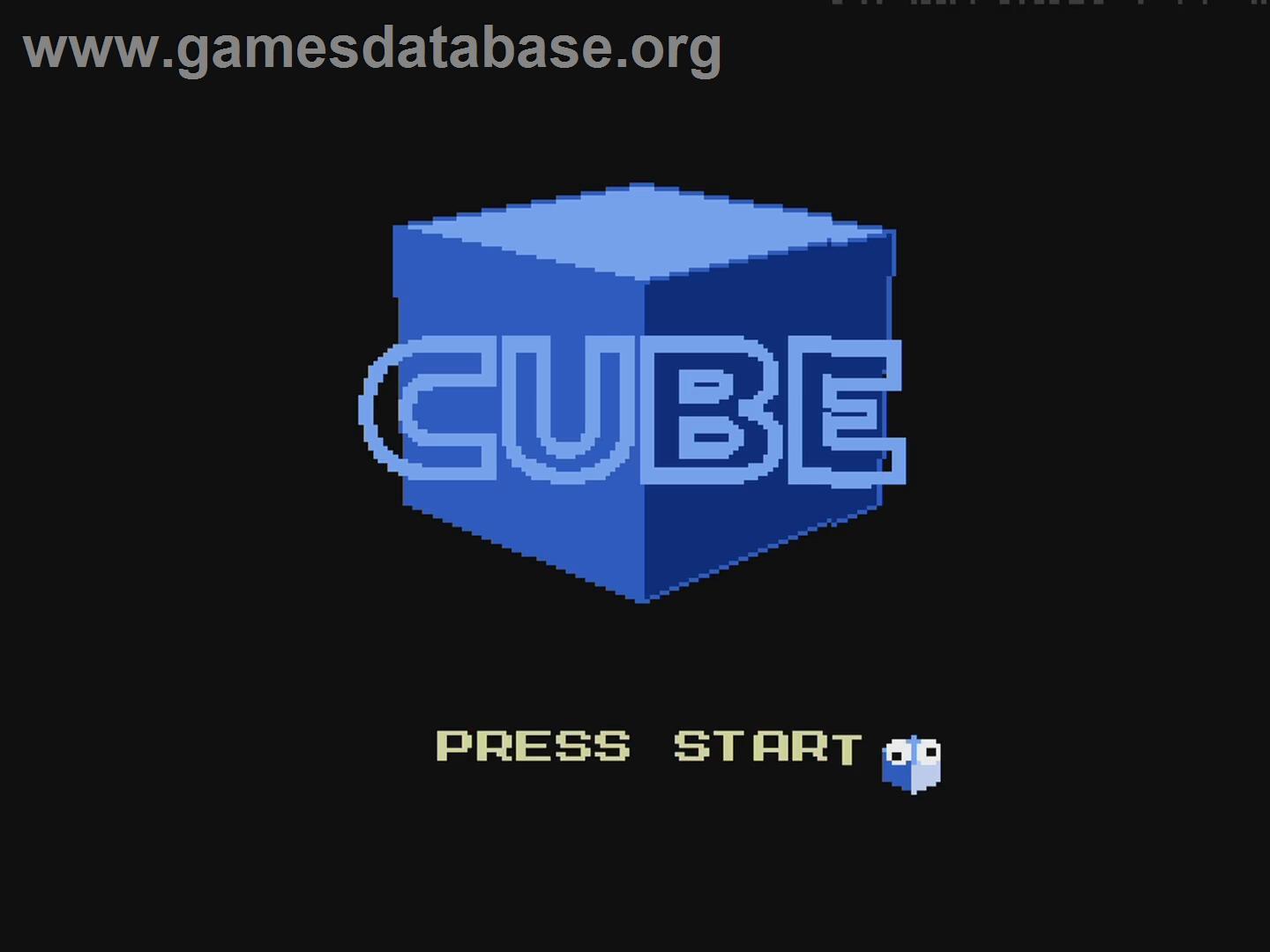 CUBE - Nintendo NES - Artwork - Title Screen