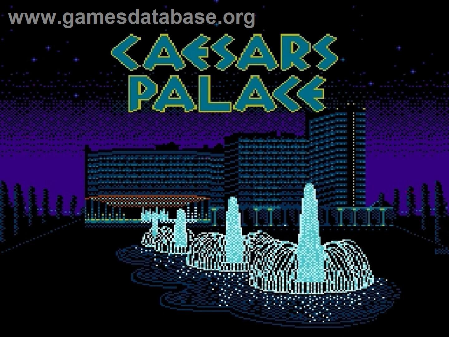 Caesars Palace - Nintendo NES - Artwork - Title Screen
