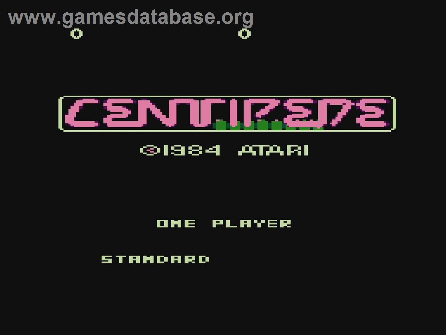 Centipede - Nintendo NES - Artwork - Title Screen