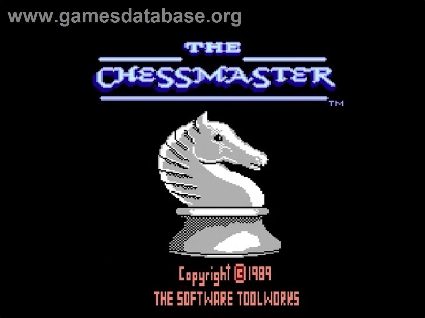 Chessmaster - Nintendo NES - Artwork - Title Screen