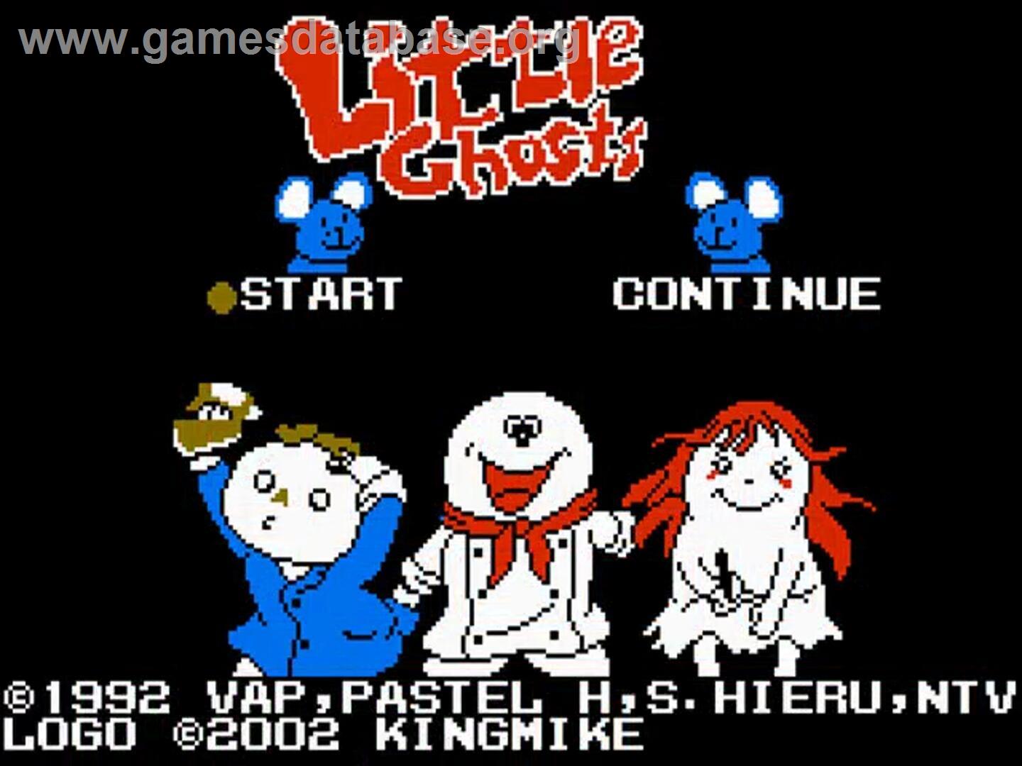 Chiisana Obake - Acchi Socchi Kocchi - Nintendo NES - Artwork - Title Screen