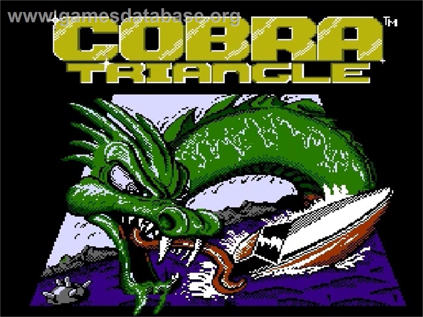 Cobra Triangle - Nintendo NES - Artwork - Title Screen