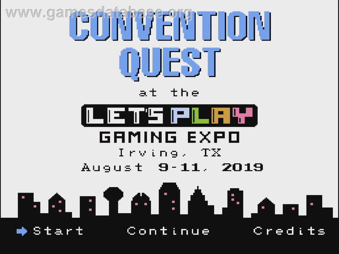 Convention Quest - Nintendo NES - Artwork - Title Screen