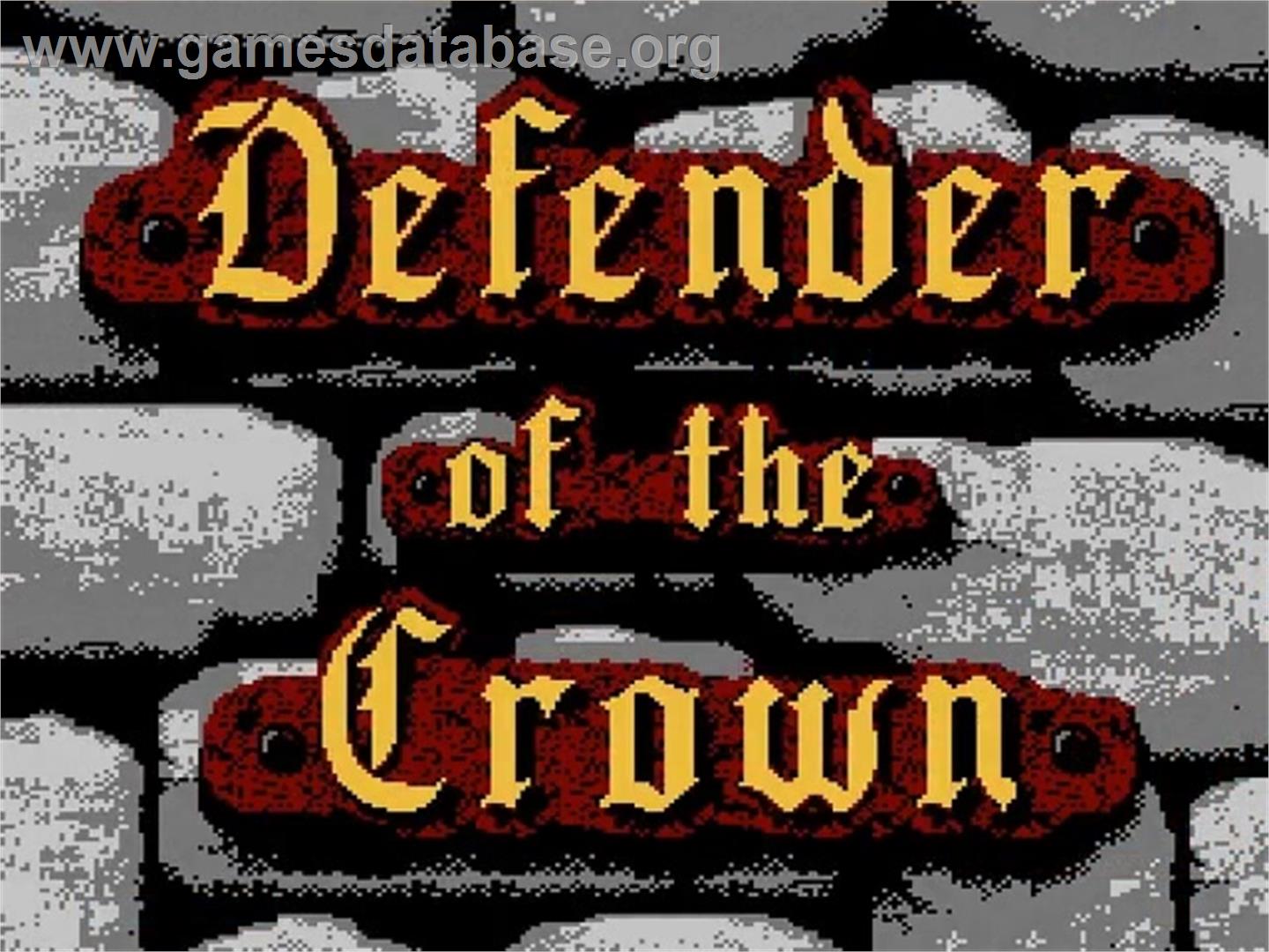 Defender of the Crown - Nintendo NES - Artwork - Title Screen