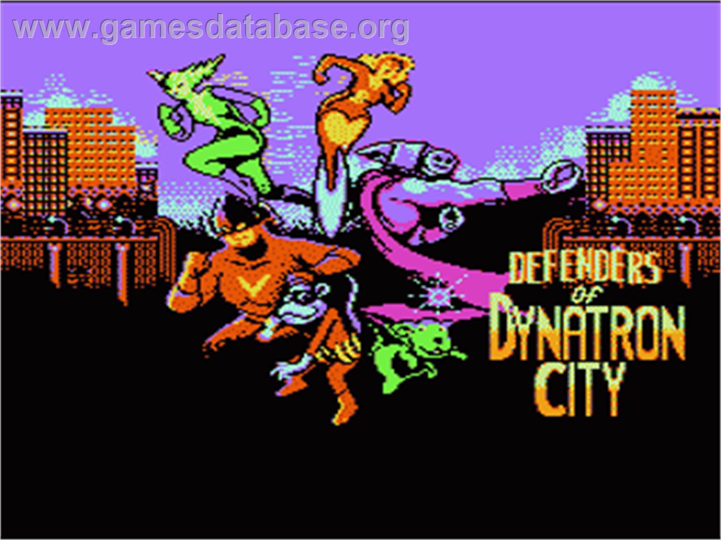 Defenders of Dynatron City - Nintendo NES - Artwork - Title Screen