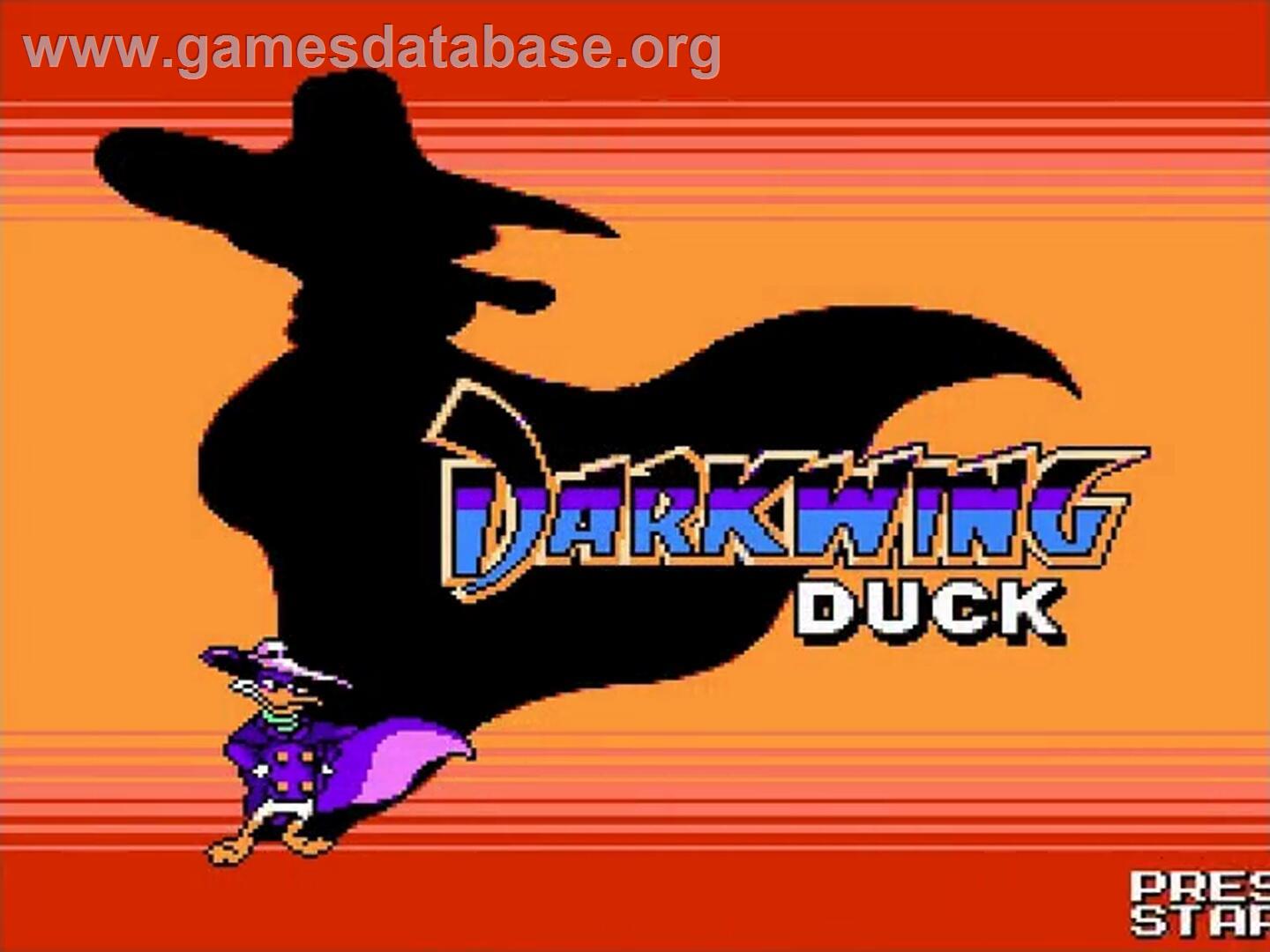 Disney's Darkwing Duck - Nintendo NES - Artwork - Title Screen