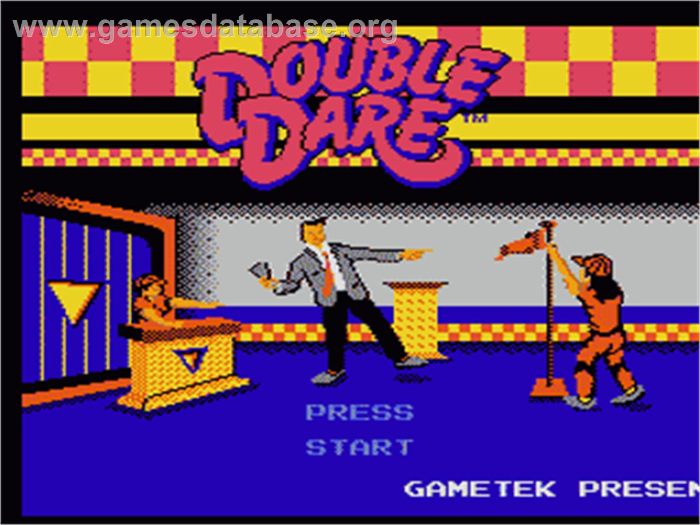 Double Dare - Nintendo NES - Artwork - Title Screen