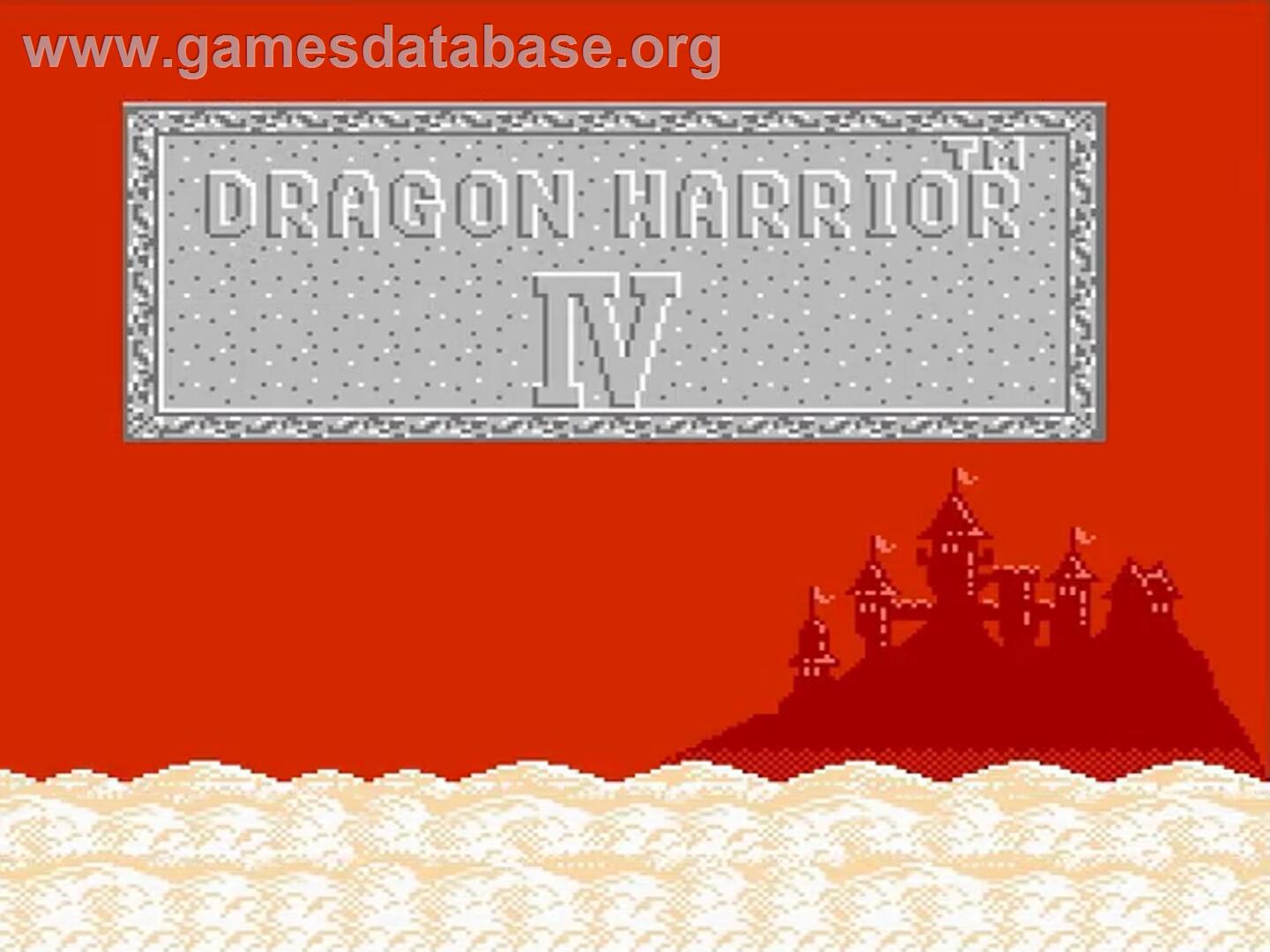 Dragon Warrior 4 - Nintendo NES - Artwork - Title Screen
