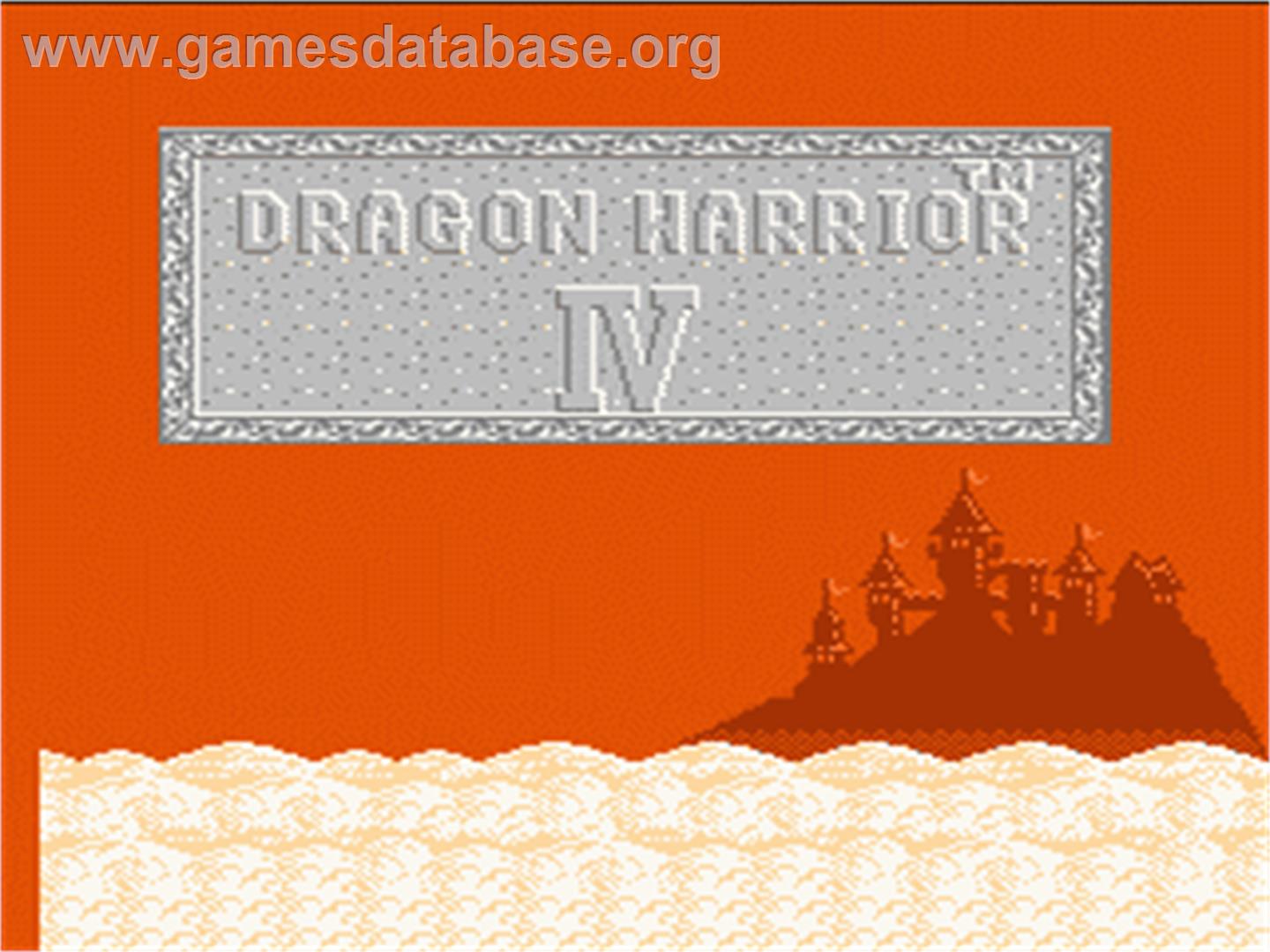 Dragon Warrior 4 - Nintendo NES - Artwork - Title Screen