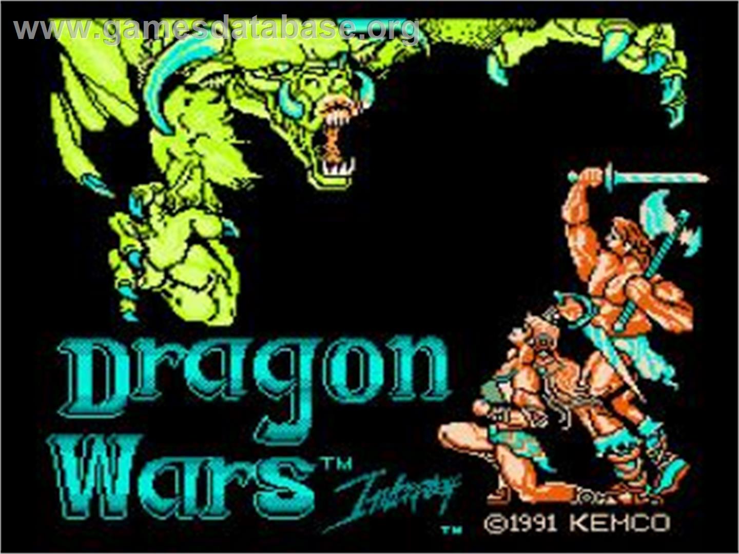Dragon Wars - Nintendo NES - Artwork - Title Screen