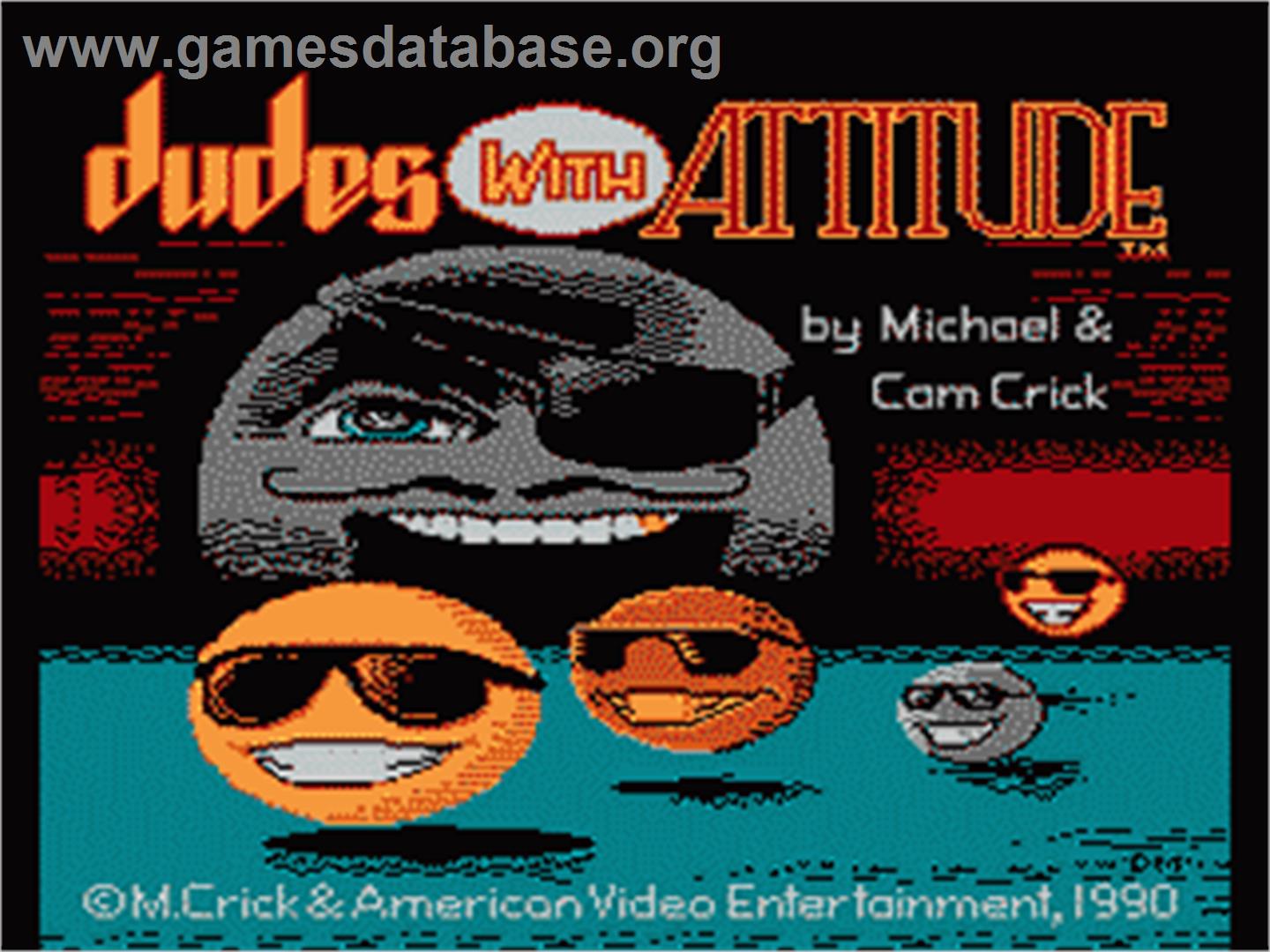 Dudes with Attitude - Nintendo NES - Artwork - Title Screen