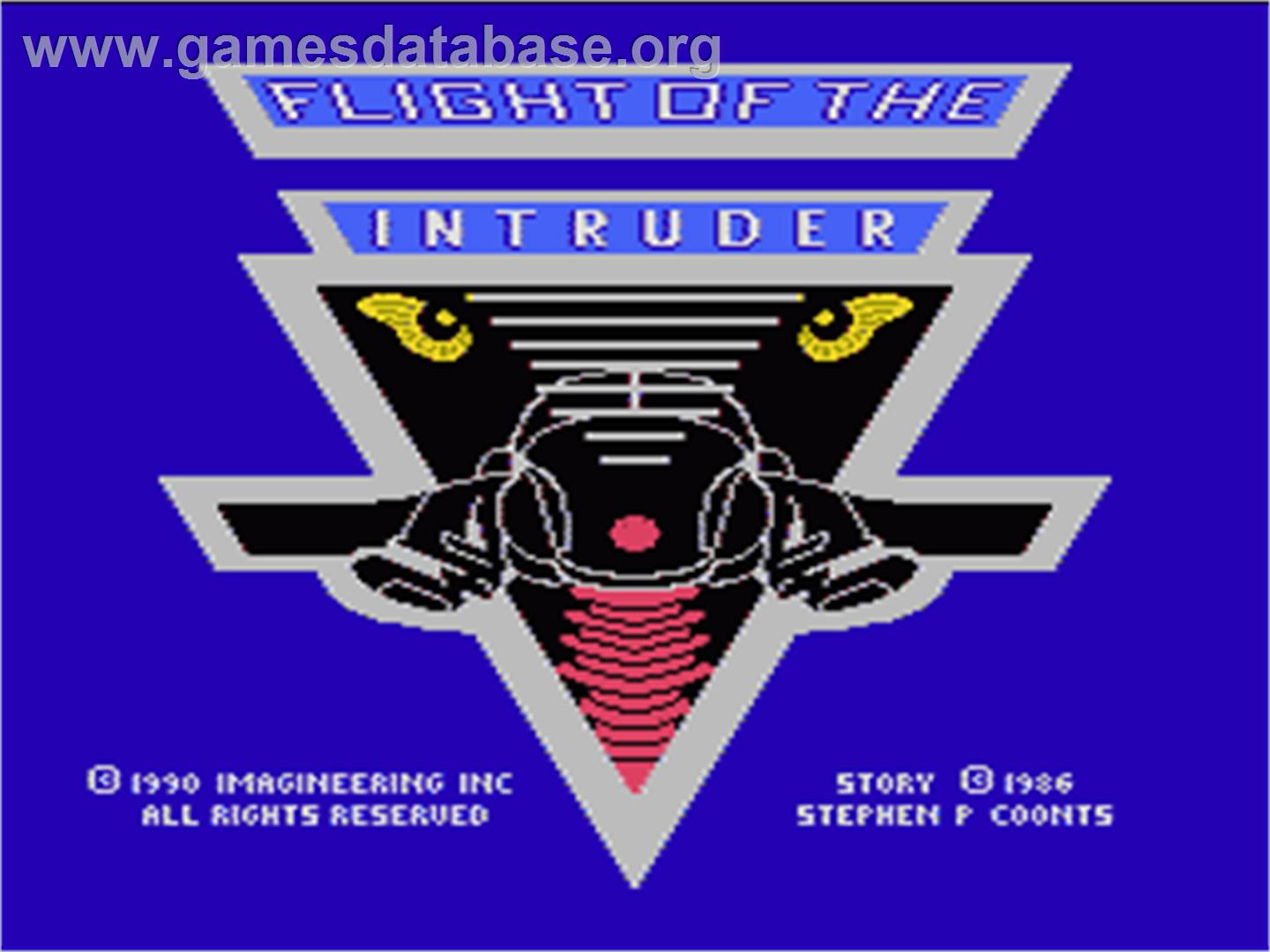 Flight of the Intruder - Nintendo NES - Artwork - Title Screen