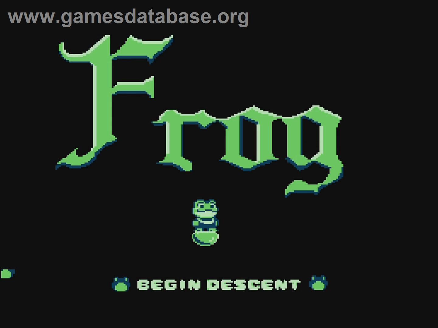 Frog - Nintendo NES - Artwork - Title Screen