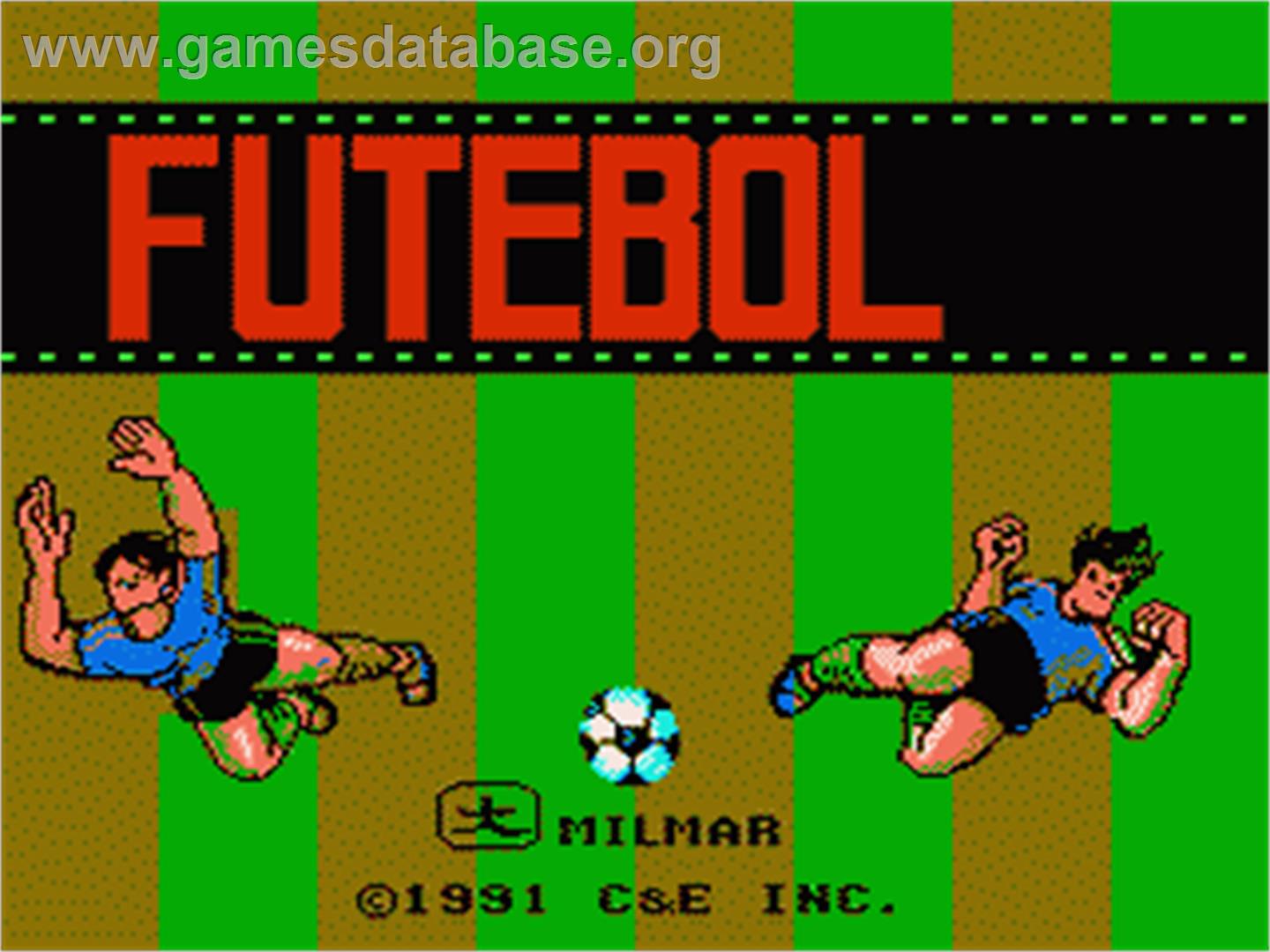 Futebol - Nintendo NES - Artwork - Title Screen