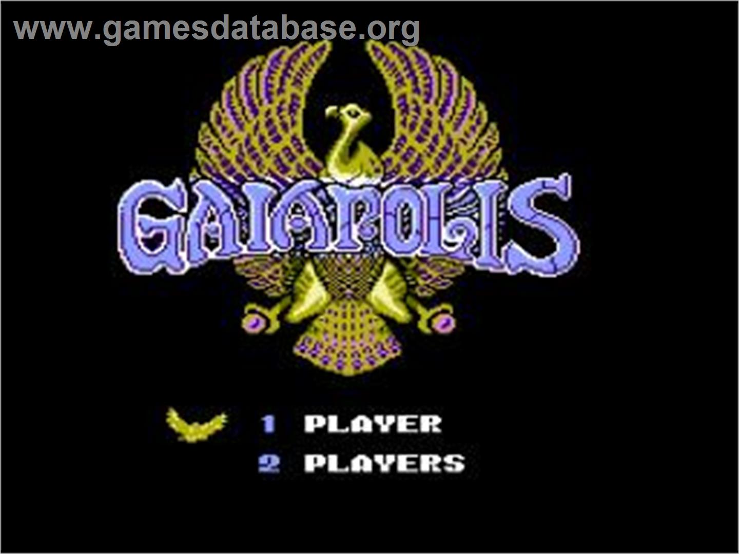 Gaiapolis - Nintendo NES - Artwork - Title Screen