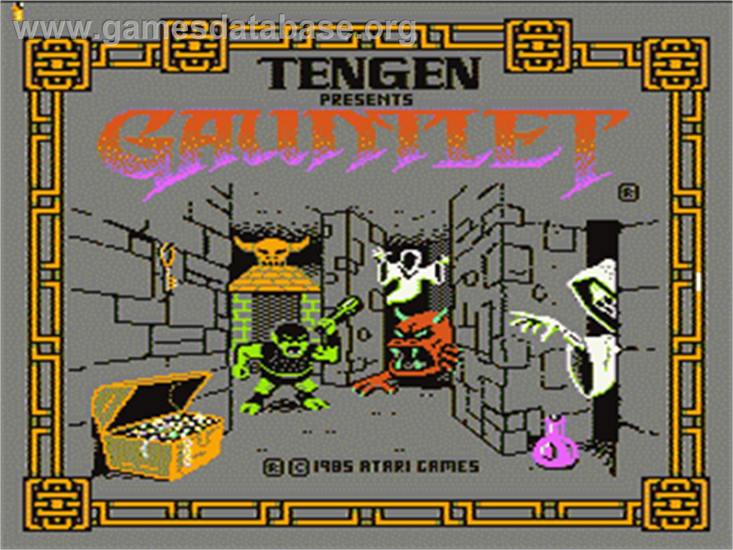 Gauntlet - Nintendo NES - Artwork - Title Screen