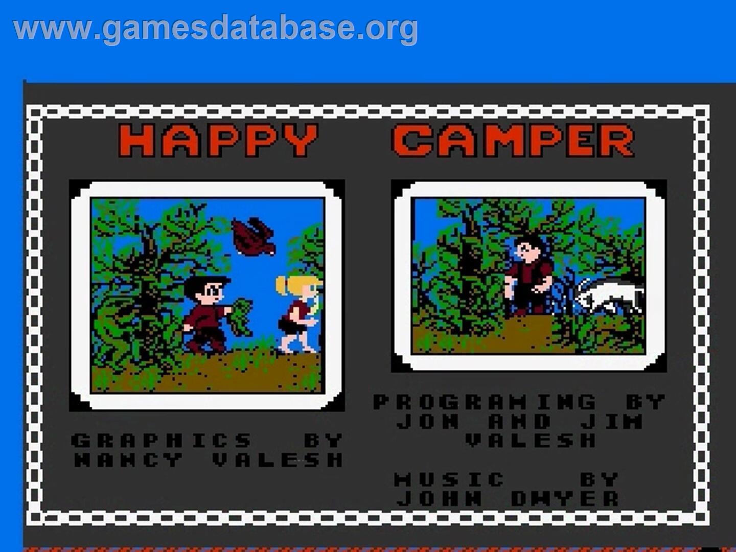 Happy Camper - Nintendo NES - Artwork - Title Screen