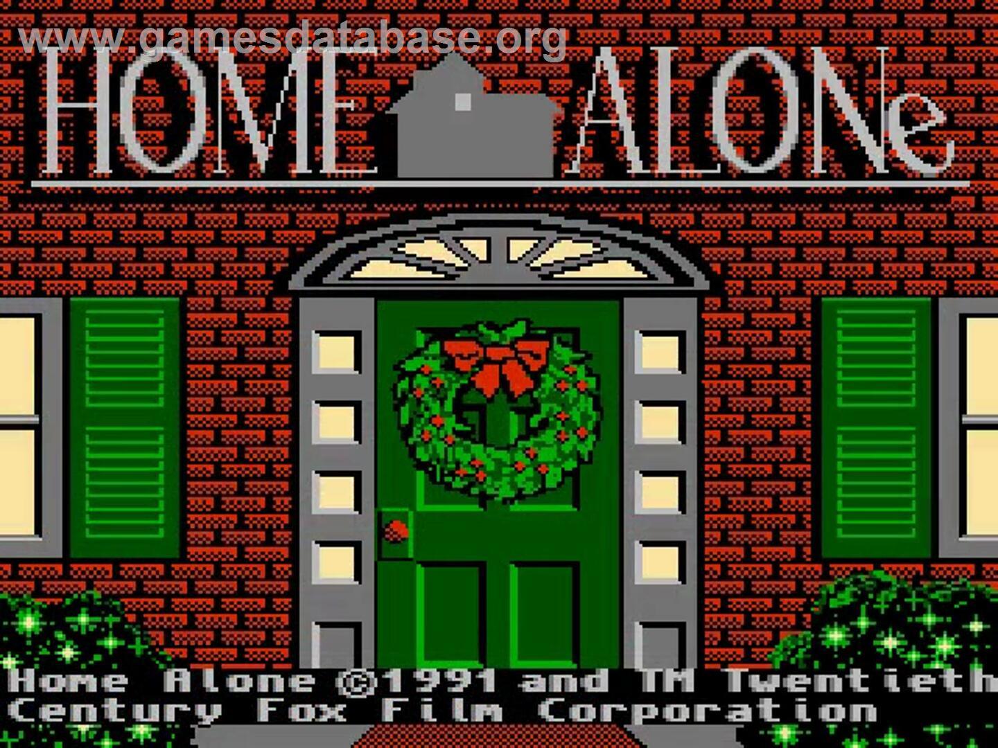 Home Alone - Nintendo NES - Artwork - Title Screen