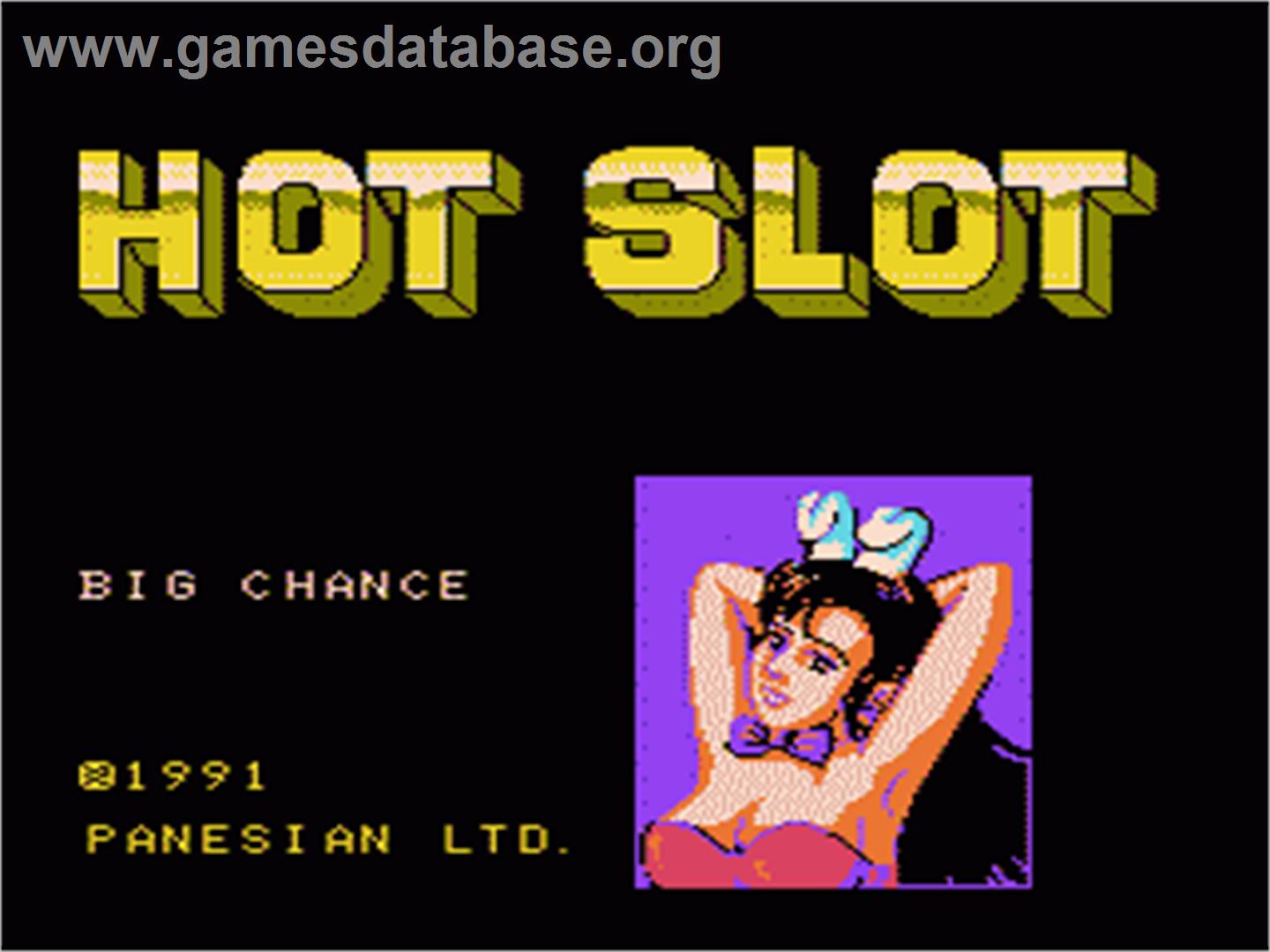 Hot Slot - Nintendo NES - Artwork - Title Screen