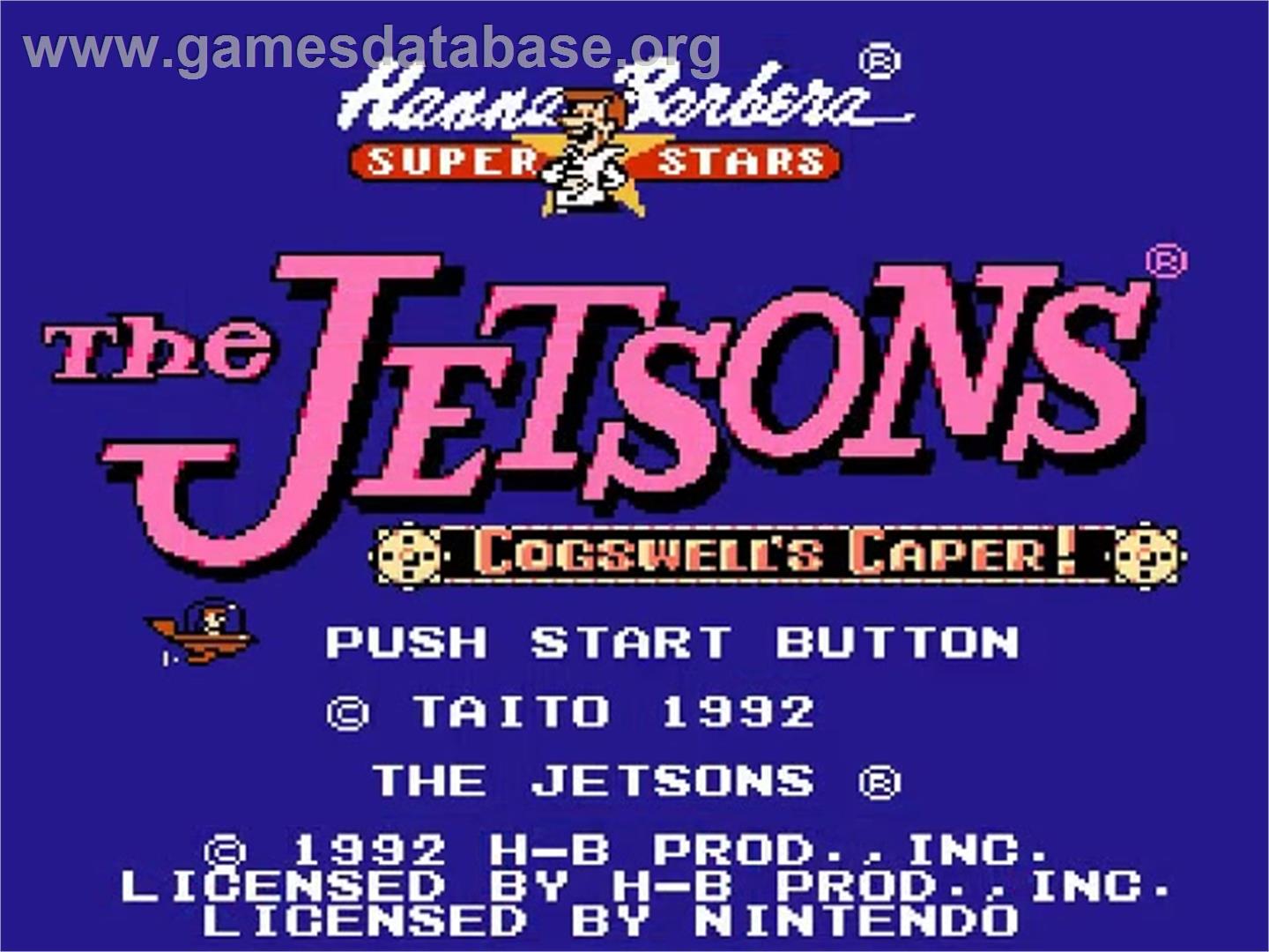 Jetsons: Cogswell's Caper - Nintendo NES - Artwork - Title Screen