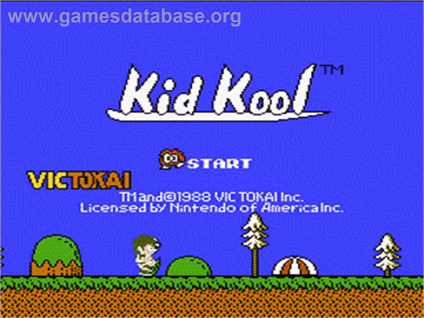 Kid Kool and the Quest for the Seven Wonder Herbs - Nintendo NES - Artwork - Title Screen